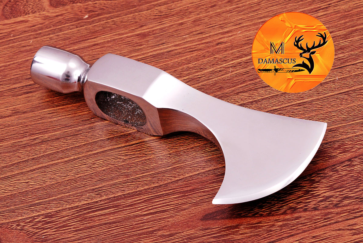 CUSTOM HANDMADE CARBON STEEL AXE HEAD HATCHET VIKING THROWING TOMAHAWK
