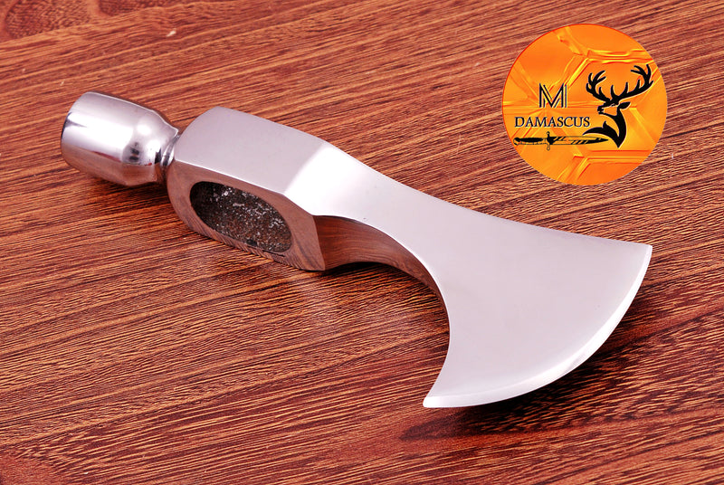 CUSTOM HANDMADE CARBON STEEL AXE HEAD HATCHET VIKING THROWING TOMAHAWK