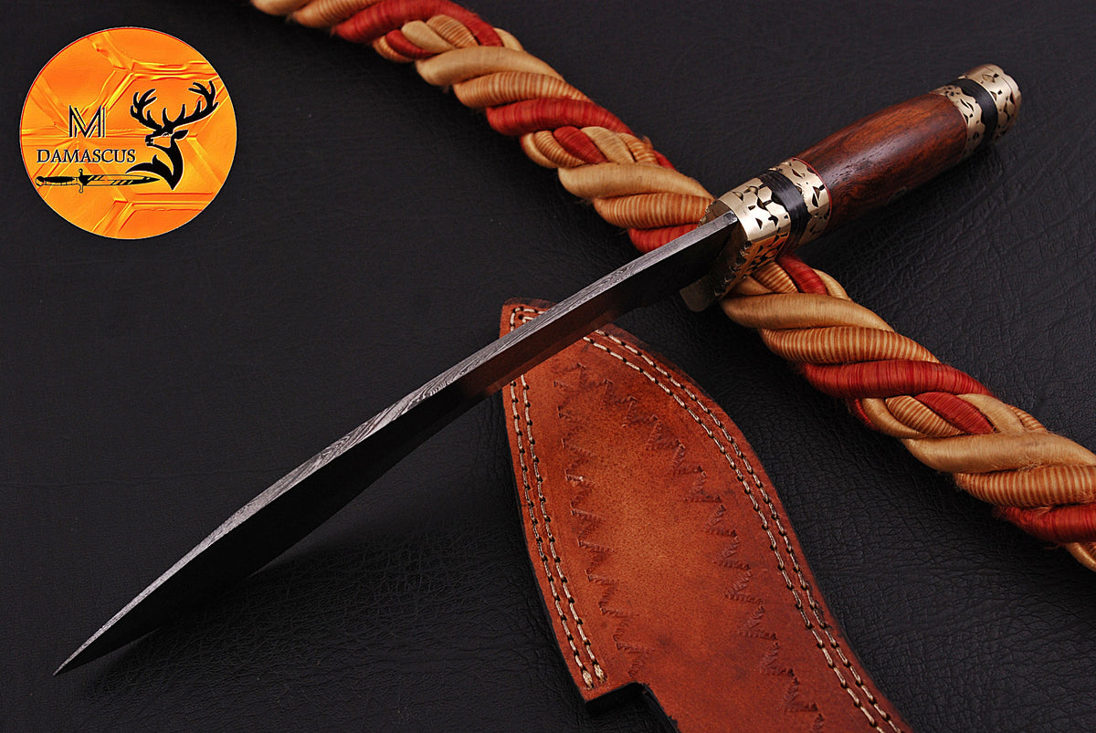 CUSTOM HANDMADE FORGED DAMASCUS STEEL KUKRI KNIFE HUNTING BOWIE KNIFE SURVIVAL EDC 1320