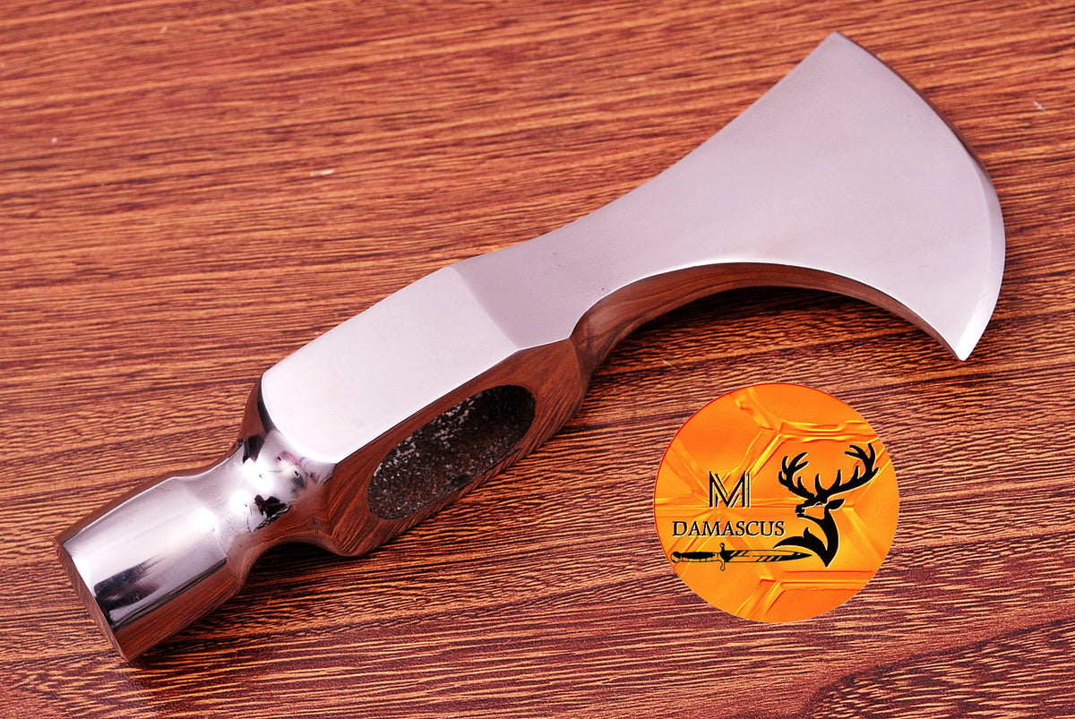 CUSTOM HANDMADE CARBON STEEL AXE HEAD HATCHET VIKING THROWING TOMAHAWK