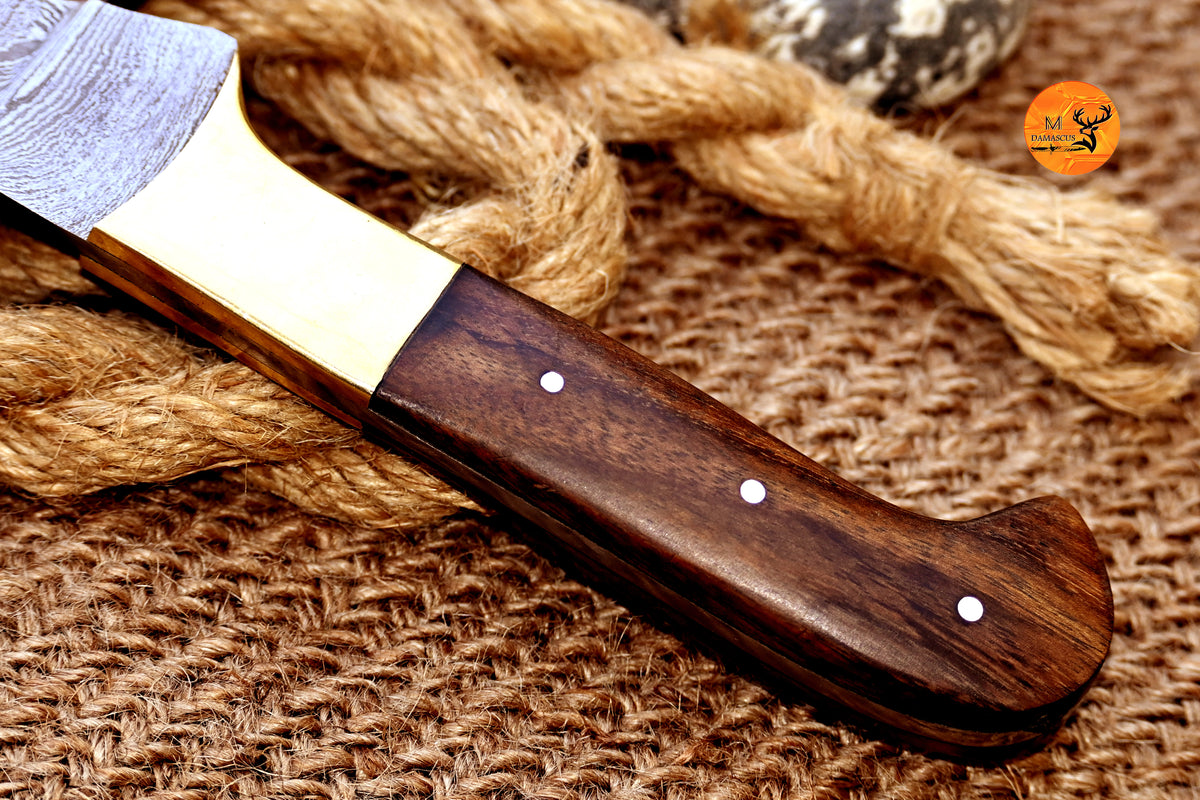 CUSTOM HANDMADE FORGED DAMASCUS STEEL FILLET KNIFE CHEF KITCHEN KNIFE 2774