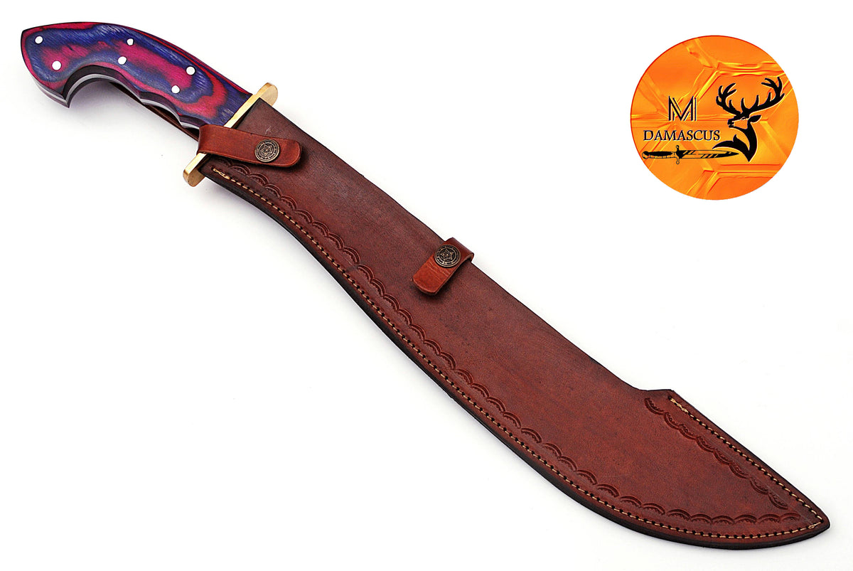 CUSTOM MADE HAND FORGED DAMASCUS STEEL VIKING SWORD WITH WOOD HANDLE 1657