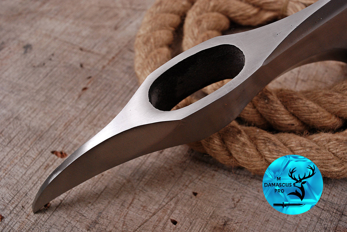 CUSTOM HANDMADE CARBON STEEL AXE HEAD HATCHET TOMAHAWK VIKING TACTICAL